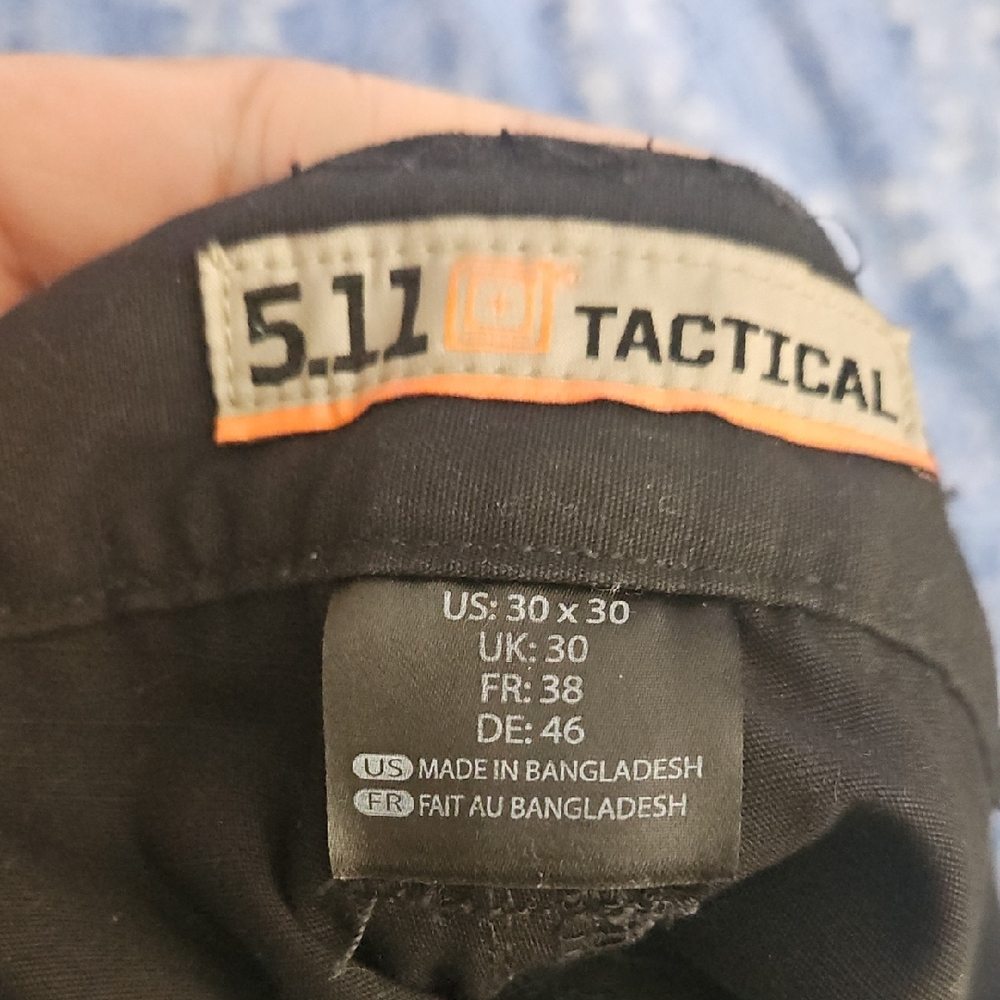 5.11 Tactical Black Cargo Pants